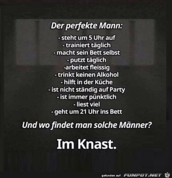der perfeckte Mann....... der perfeckte Mann.......