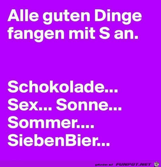 alle guten Dnge........