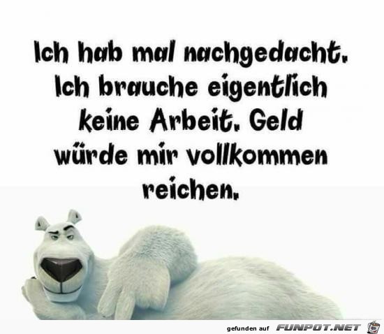 ich hab mal nachgedacht......... ich hab mal nachgedacht.........