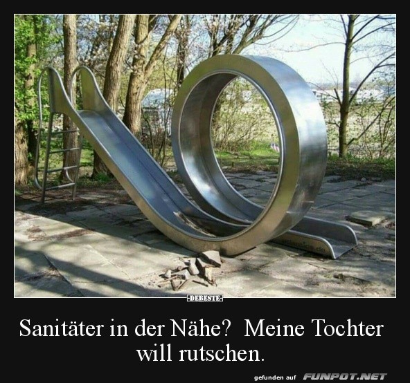 Eigenartige Rutsche Eigenartige Rutsche