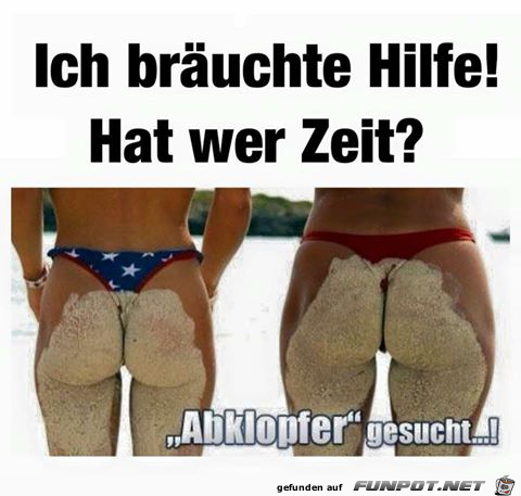 Abklopfer gesucht Abklopfer gesucht