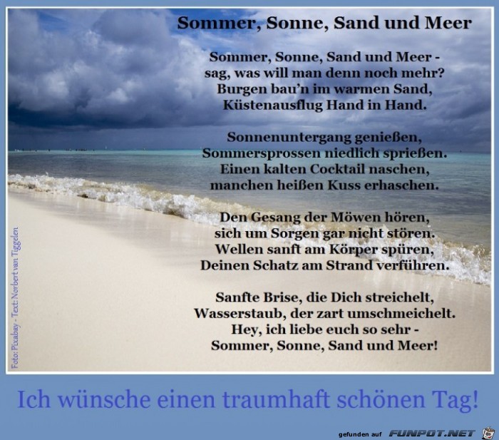 Sommer Sonne Sand Meer 2017