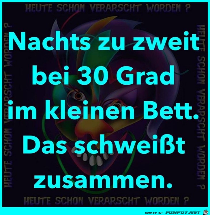 Nachts zu zweit im Bett Nachts zu zweit im Bett