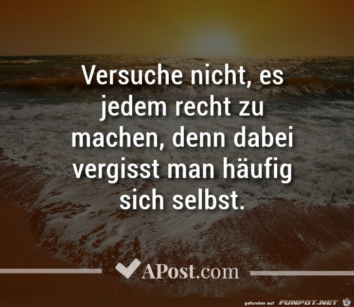 Man vergisst sich oft haeufig selbst Man vergisst sich oft haeufig selbst