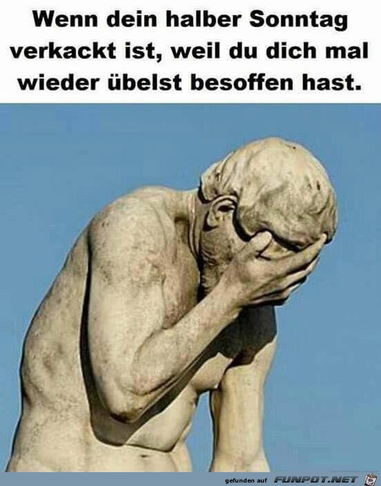 wenn dein halber Sonntag ....