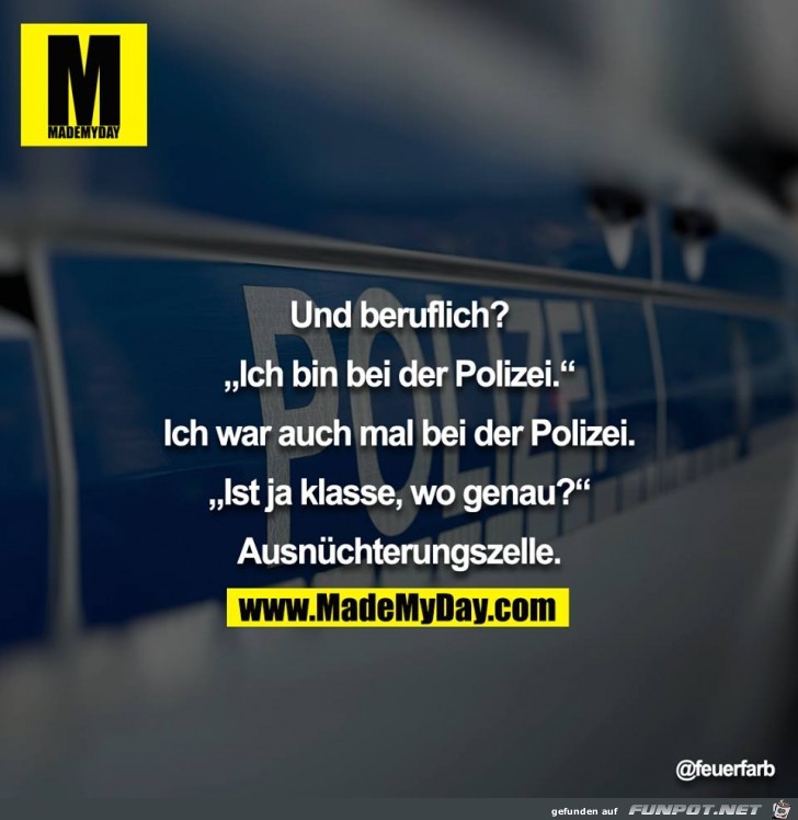 Beruflich bei der Polizei