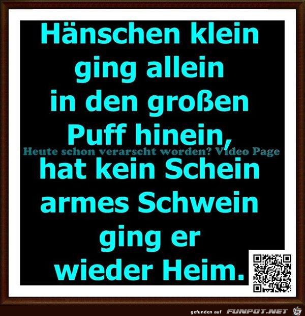 Hänschen klein Hänschen klein