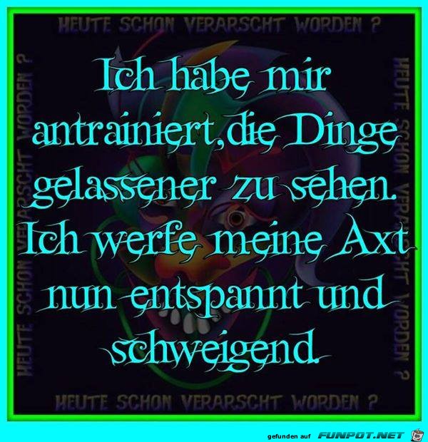 Ich habe mir... Ich habe mir...