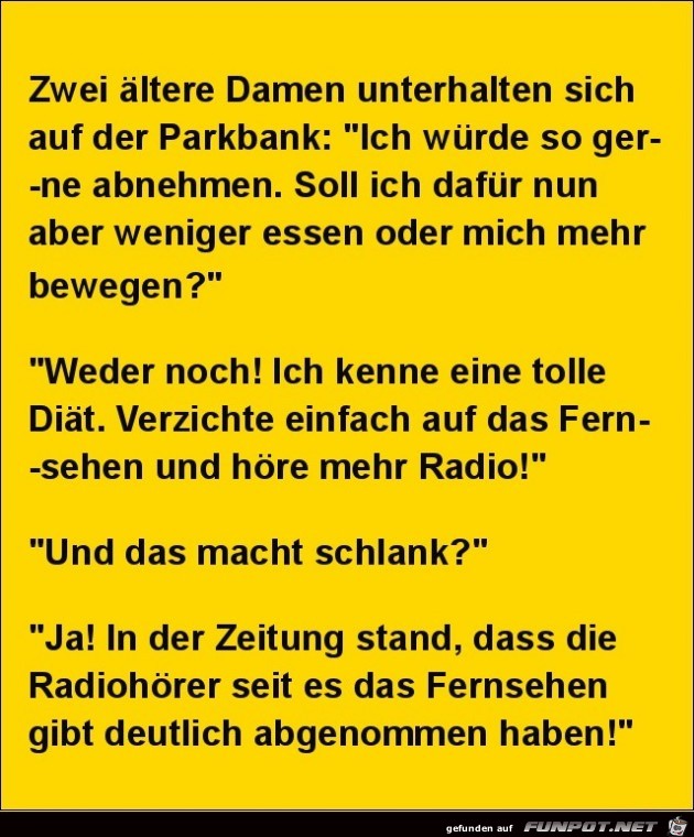 zwei ltere Damen unterhalten sich........