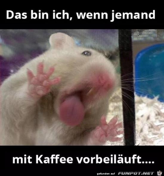 Ich ohne Kaffee