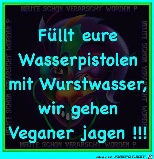 Veganer jagen Veganer jagen