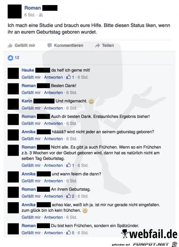 dumm geboren dumm geboren
