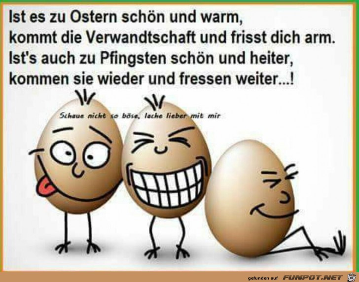 Die Verwandschaft an Ostern