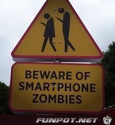 Achtung vor Smartphone-Zombies Achtung vor Smartphone-Zombies
