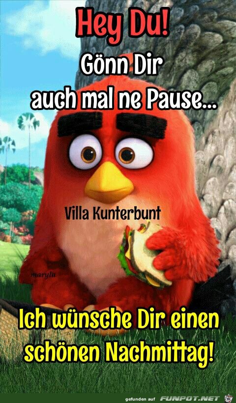 Goenn Dir auch mal ne Pause