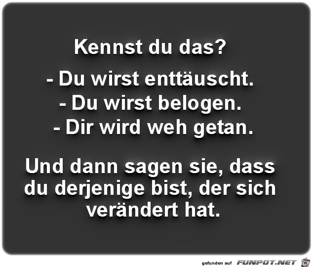 Kennst du das Kennst du das