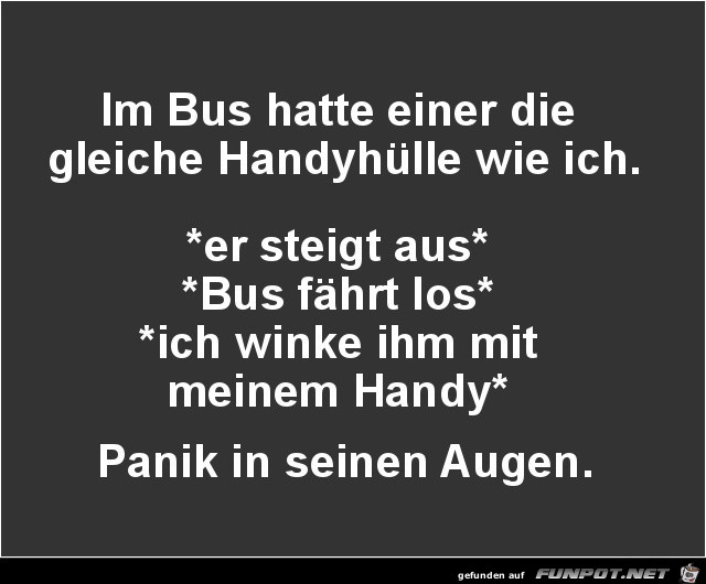 die gleiche Hndyhlle........