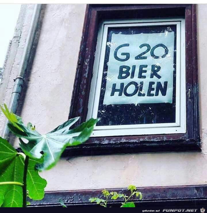 G20 Bier holen