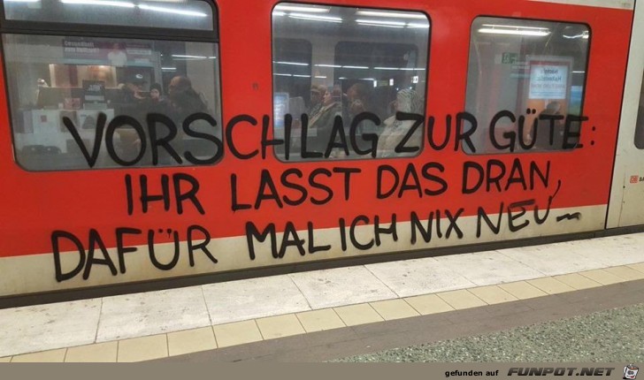 Vorschlag der anonymen Sprayer Vorschlag der anonymen Sprayer