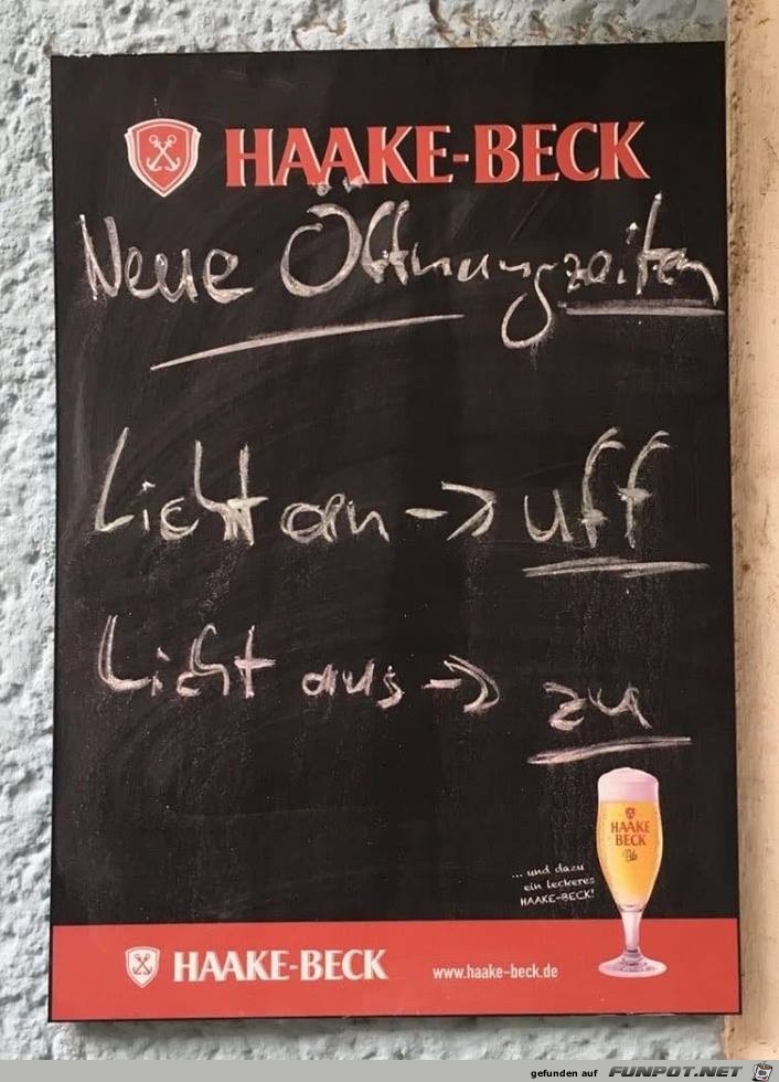Öffnungszeiten Öffnungszeiten