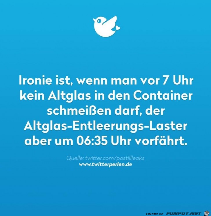 Ironie ist Ironie ist