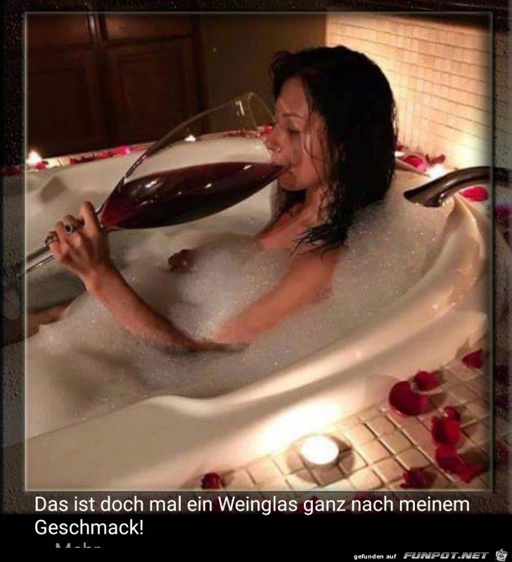 Gemtlicher Abend in der Wanne