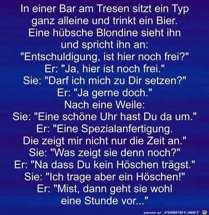 In einer Bar...