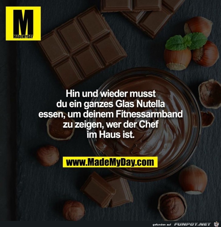 Ein ganzes Glas Nutella Ein ganzes Glas Nutella