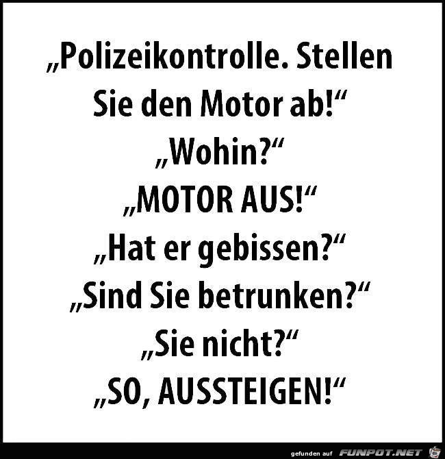 Polizeikontrolle