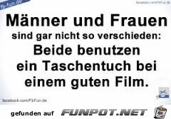 Männer und Frauen im Vergleich Männer und Frauen im Vergleich