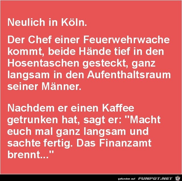 neulich In Kln......