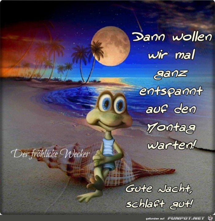 Dann wollen wir mal