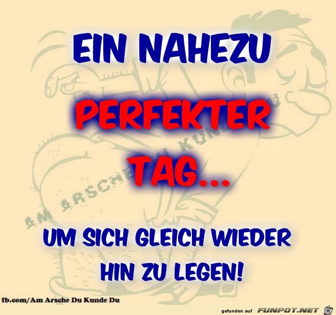 Perfekter Tag