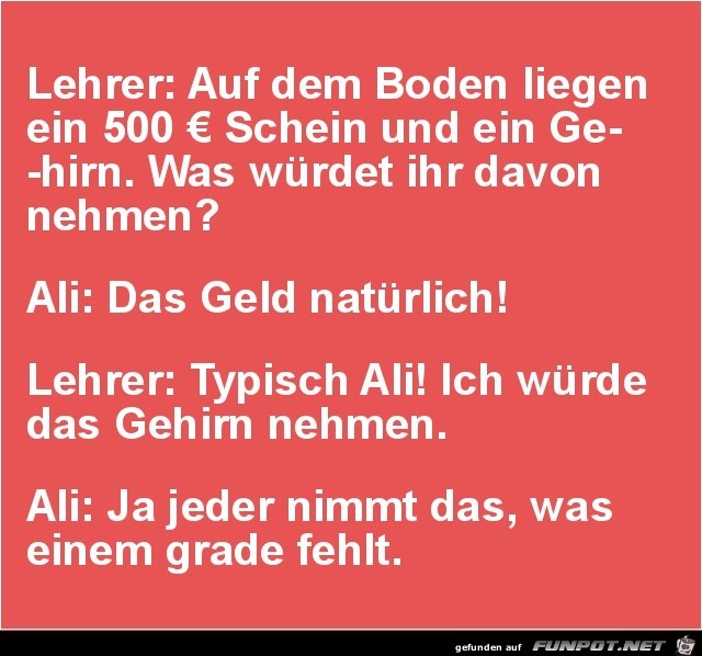 Lehrer und Ali........