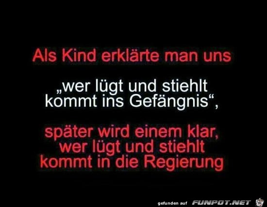 als Kind erklärte man uns........ als Kind erklärte man uns........