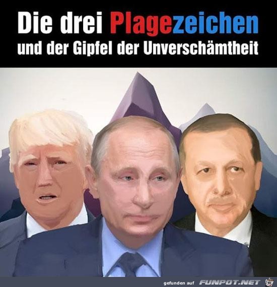 die drei Plagezeichen....... die drei Plagezeichen.......