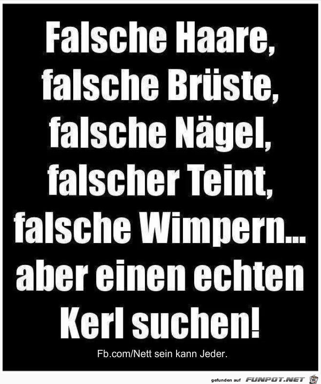 Falsche Haare Falsche Haare