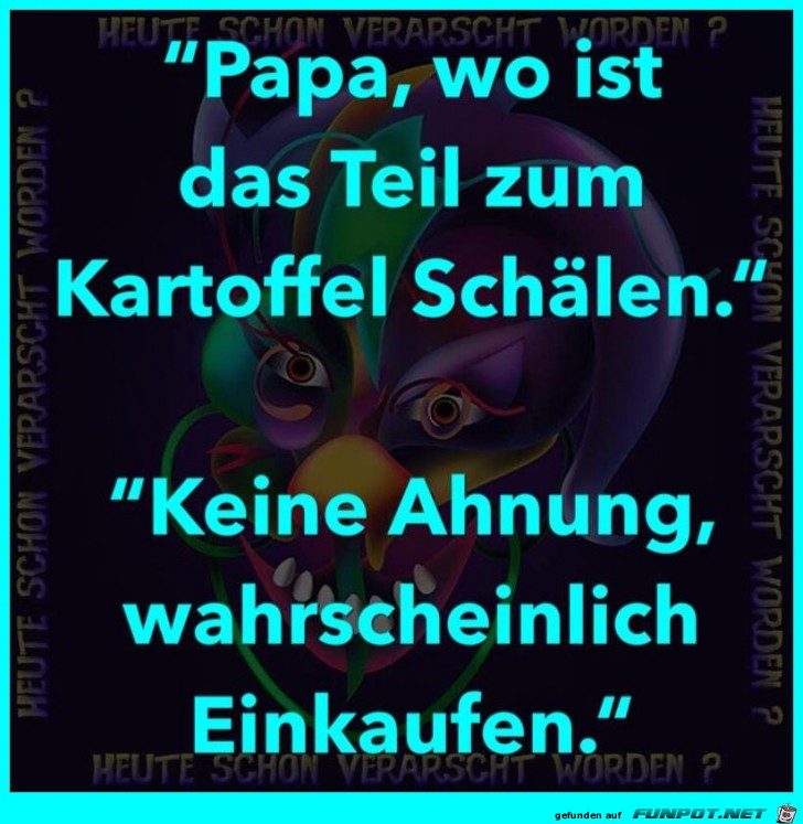 Kartoffeln schlen