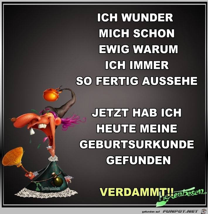 Ich wundere mich schon ewig Ich wundere mich schon ewig