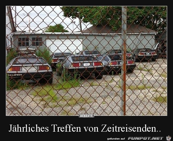 Treffen von Zeitreisenden