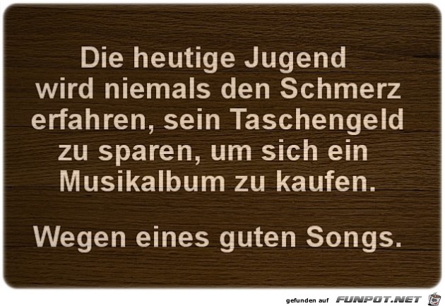 Die heutige Jugend