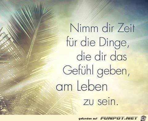 Nimm Dir Zeit