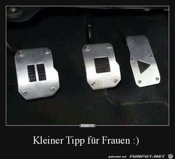 Kleiner Tipp fr Frauen