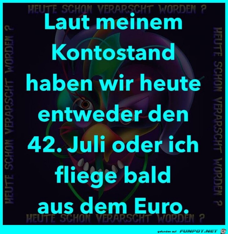 Kontostand Kontostand