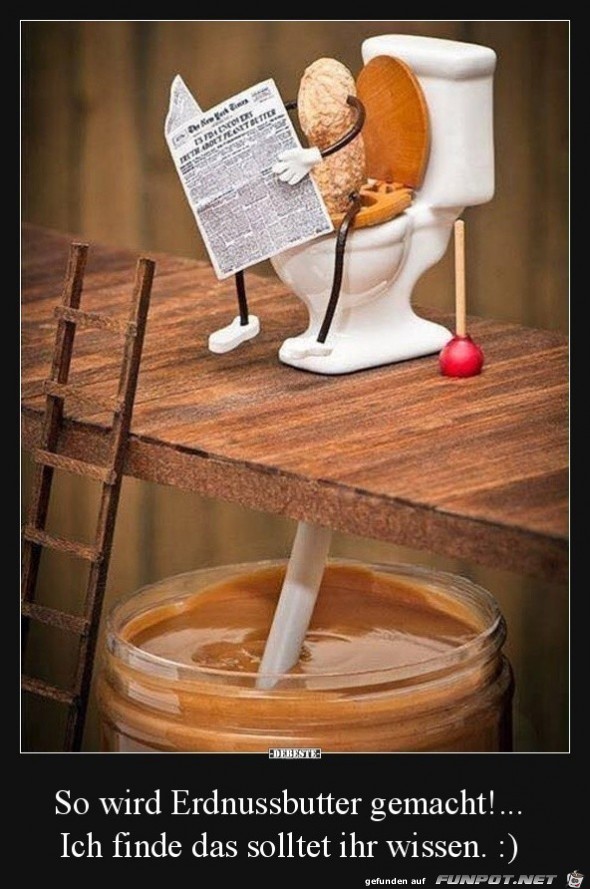 Erdnussbutter-Produktion Erdnussbutter-Produktion