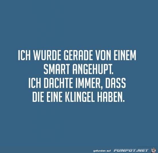 Smart hat gehupt Smart hat gehupt