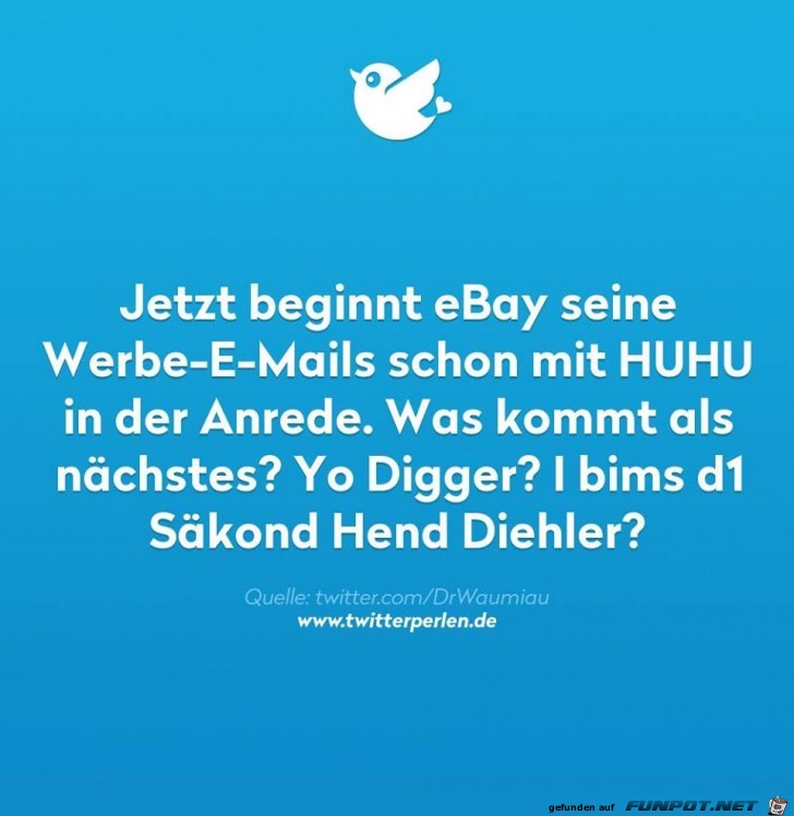 Anrede bei Ebay