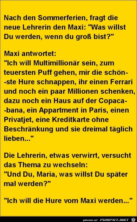 nach den Sommerferien fragt die Lehrerin...... nach den Sommerferien fragt die Lehrerin......