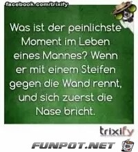 Peinlicher Moment