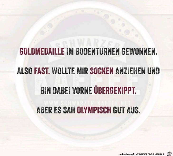 Goldmedaille gewonnen Goldmedaille gewonnen